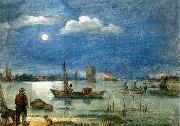 AVERCAMP, Hendrick Fishermen by Moonlight oil painting picture wholesale